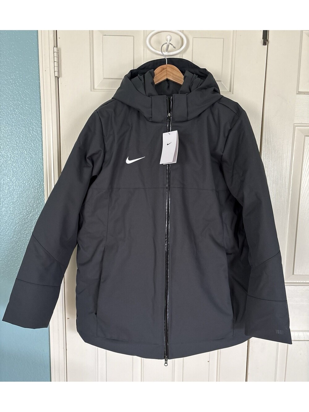 Nike Storm- Fit 550 Duck Down Parka Grey DJ6526-060 Men’s Size L NEW